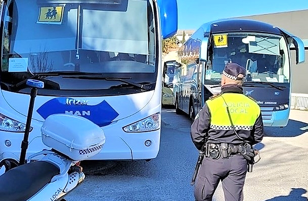 La seguridad en el transporte escolar, en el foco de la Polica Local del 20 al 24 de enero